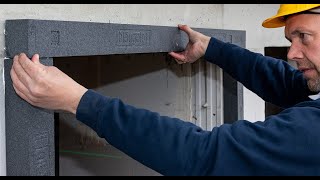 blaugelb Triotherm+ | installatierichtlijnen: voor-wand-montagesysteem voor schrijnwerk