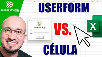 ✅Porque o Userform Não Permite Clicar na Célula?
