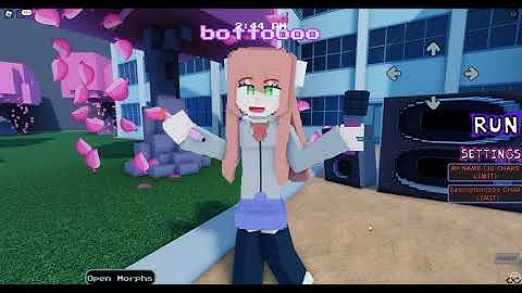 How to get MONIKA BADGE + MORPHS in ANOTHER FRIDAY NIGHT FUNK GAME - ROBLOX !