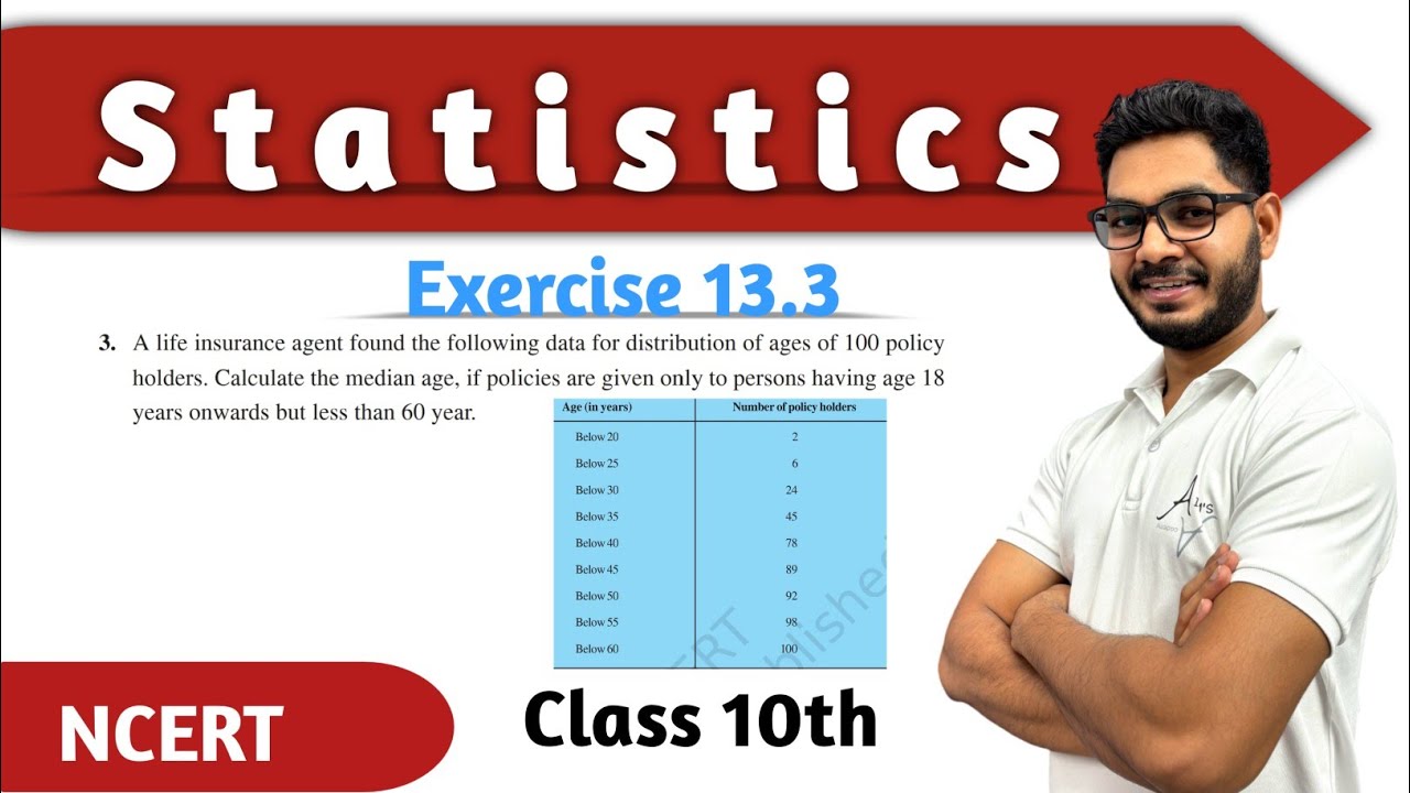 Class 10 || Exercise 13.3 Question 3 Ch-13 Statistics || New NCERT ...