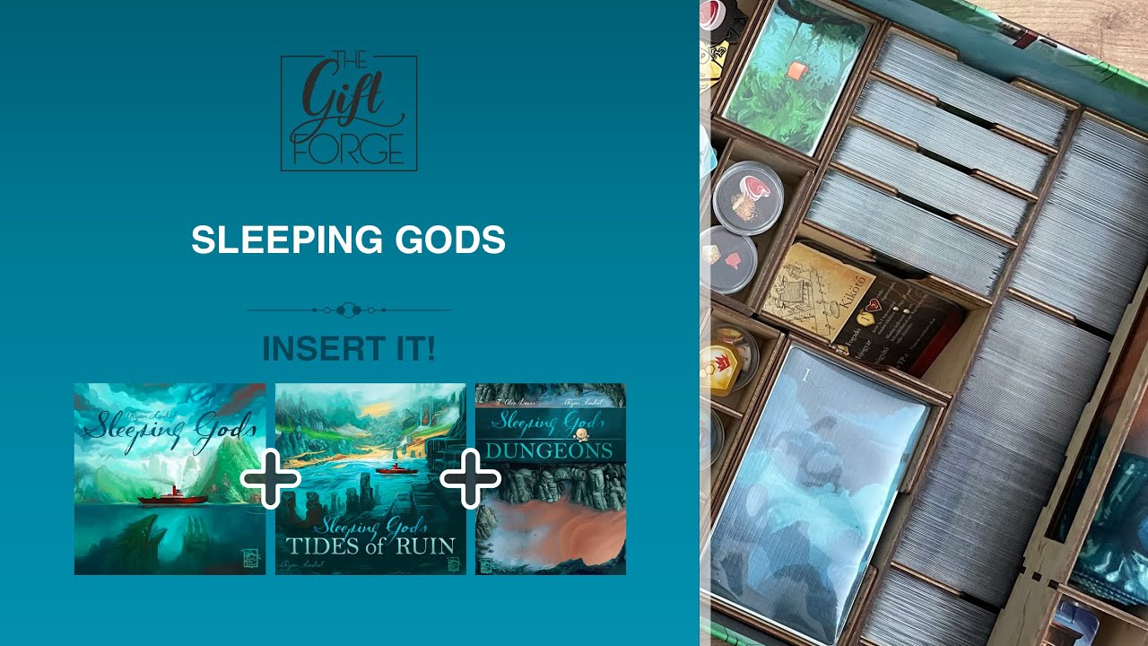 Sleeping Gods Expansion Organizer, Insert for Sleeping Gods Dungeons and  Tides of Ruin Expansions, Sleeping Gods Accessories Upgrade 