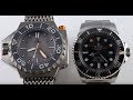 VERSUS: Omega Seamaster Ploprof vs. Rolex Sea-Dweller Deepsea 116660 Luxury Watch Comparison