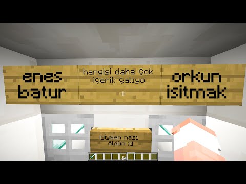 HANGİSİ DAHA ÇOK İÇERİK ÇALIYOR?? - MİNECRAFT HAYRAN HARİTALARI