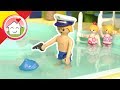 Playmobil en español Overbeck en el parque acuatico - Policía comisario Overbeck - Familia Hauser