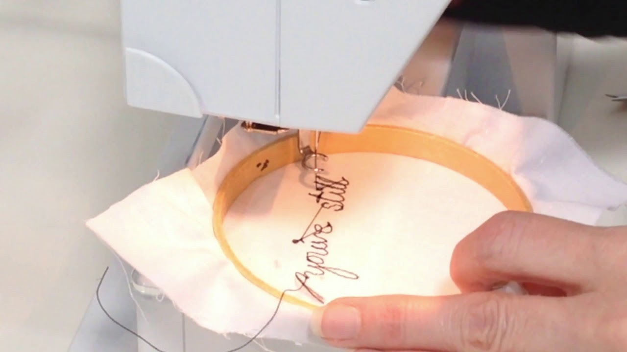 How to Embroider Letters on an Embroidery Sewing Machine : 4 Steps -  Instructables