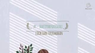 Video thumbnail of "I wanted us to stay - SHAFIYYAH RAIEDZALL (lirik dan terjemahan)"