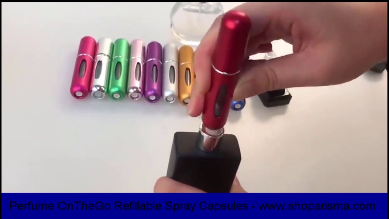 shoparisma.com "Perfume OnTheGo" Refillable Spray Capsules