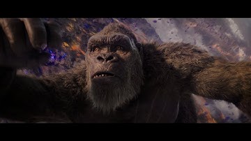 Godzilla Vs Kong - Kong Floating in earth scene