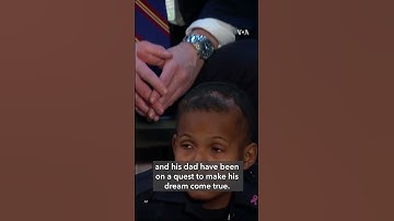 President Trump honors young cancer fighter, names him Secret Service Agent #short #shorts