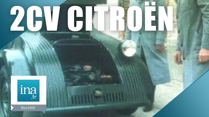La 2cv Citroën, c'est fini | Archive INA