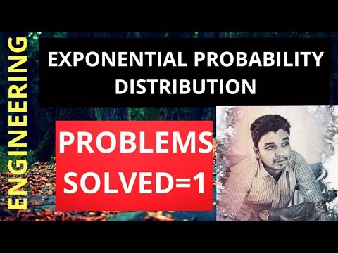 EXPONENTIAL PROBABILITY DISTRIBUTION//ENGINEERING MATHEMATICS-4//PROBLEM SOLVED//PART-1 MATHSPEDIA