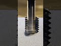 Drill thread and chamfer with 1 tool