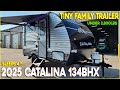 Small RV that sleeps four! 2025 Catalina 134BHX small bunkhouse travel trailer at Couchs RV Nation