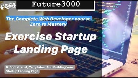 8.4. Exercise Startup Landing Page