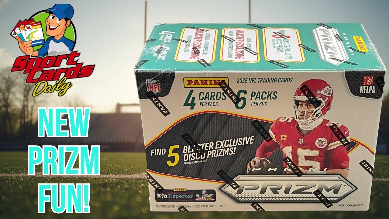 Разобранную коробку Panini Prizm BLASTER 2025 года | Сможем ли мы сорвать большой куш?