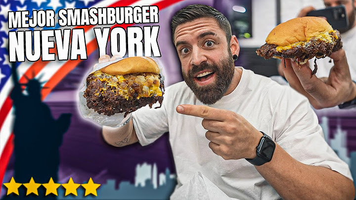 COMIENDO la MEJOR SMASHBURGUER de NUEVA YORK en EEUU 🇺🇸