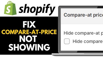 How To Fix Compare at Price Not Showing On Shopify 2025 (EASY GUIDE)