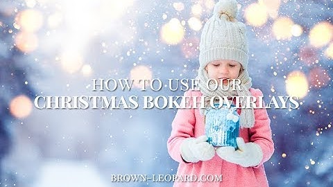 Brown Leopard - Christmas Bokeh - video tutorial