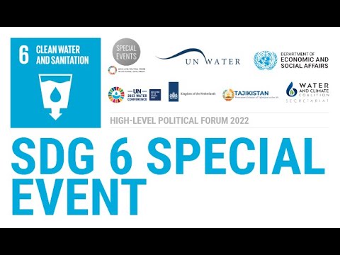 SDG 6 Special Event during High-level Political Forum on Sustainable Development 2022