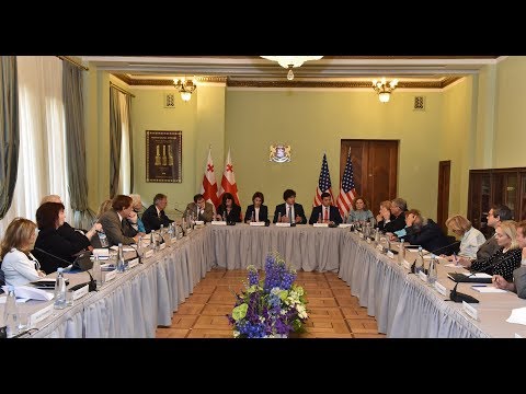 ირაკლი კობახიძის შეხვედრა ეროვნულ-დემოკრატიული ინსტიტუტის საბჭოს წევრებთან