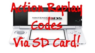 [3DS] Action Replay Codes Usage Tutorial [SD Card] screenshot 5