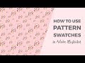 How to load and use pattern swatches in Illustrator