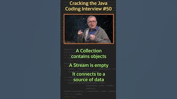 What is the difference between a Collection and a Stream? - Cracking the Java Coding Interview