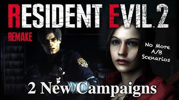 Resident Evil 2 Remake | Scenarios Revealed | No More A/B Zapping | New Leon & Claire Campaigns