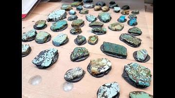 Backing Turquoise for Lapidary