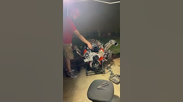 Cammed LS Engine Start Up On Stand