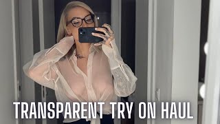 Transparent Try on Haul | Semi-Sheer clothes
