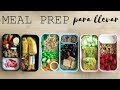 MEAL PREP DE COMIDAS PARA LLEVAR | Vegano & Facil