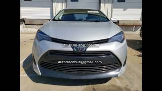 TOYOTA COROLLA 2018 | 2T1BURHE5JC066200