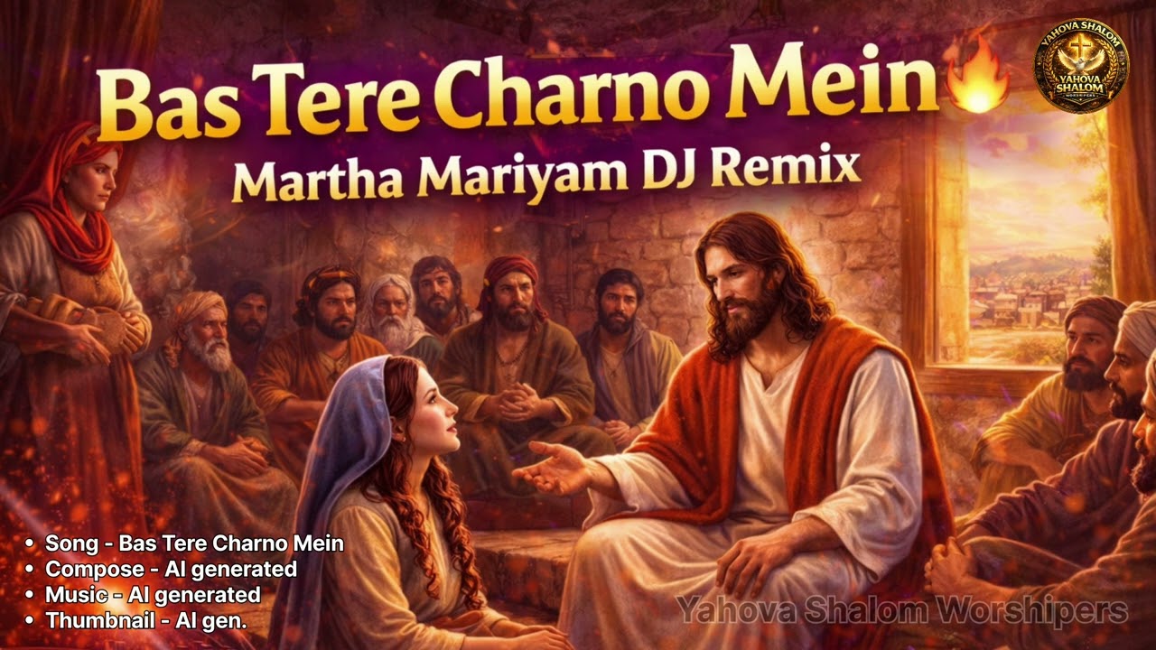 Bas Tere Charno Mein l बस तेरे चरणों मे l Martha Mariyam DJ remix song l YS Worshipers 2026