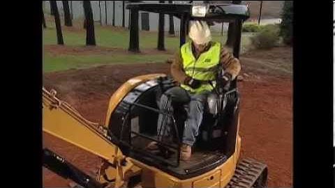 Basic Operations - Cat® Mini Hydraulic Excavator