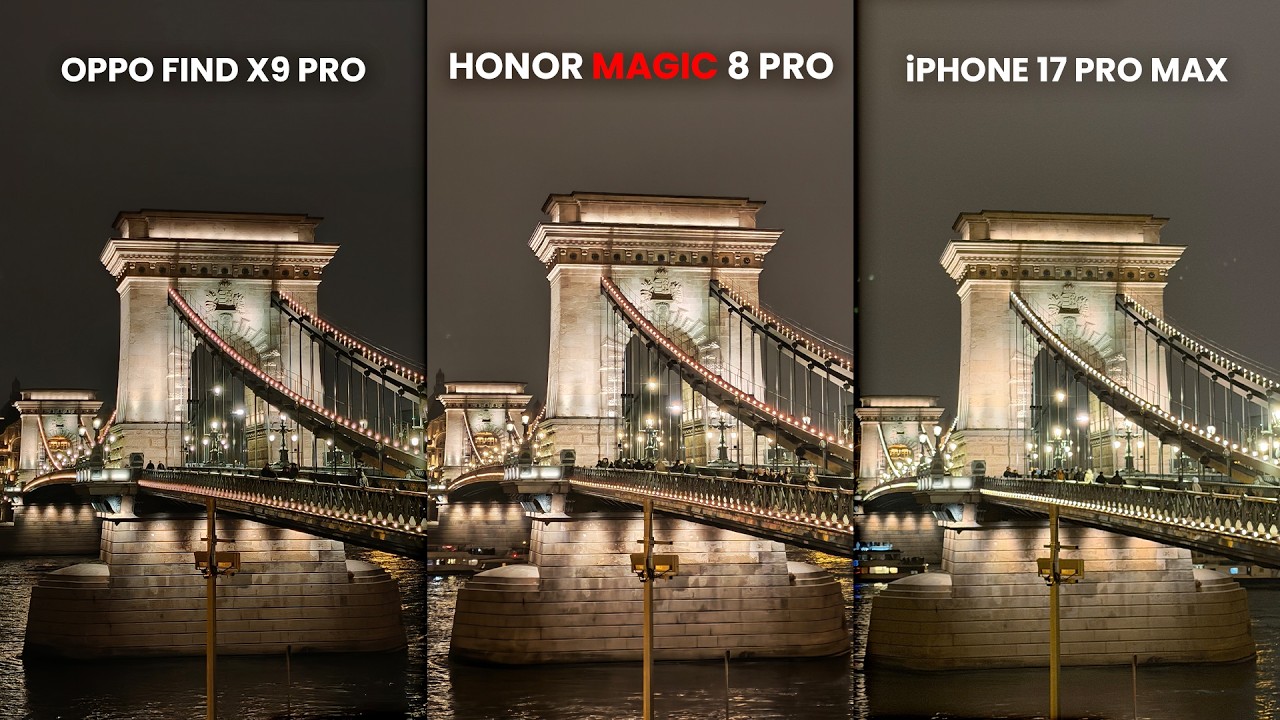 Сравнение Honor Magic 8 Pro и Oppo Find X9 Pro вслепую 📸 (Будапешт, Венгрия)