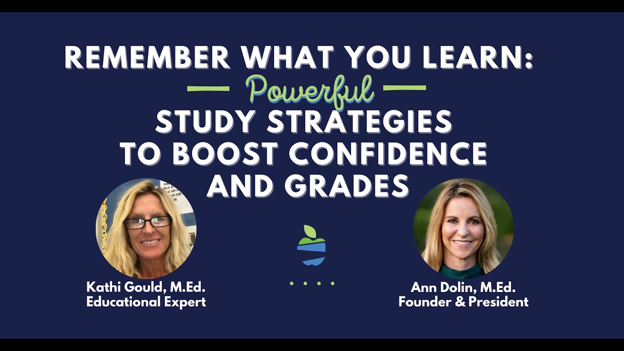 Remember What You Learn: Powerful Study Strategies to Boost Your Child ...