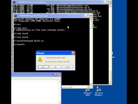 C# Console and DOS - Basic