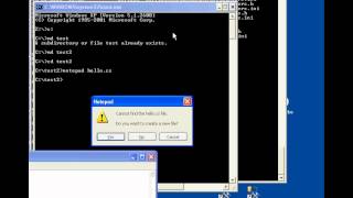 C# Console and DOS - Basic