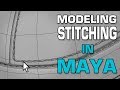 Maya 2018 3d Modeling Tutorial: Model Stitching using MASH and Curve Warp.