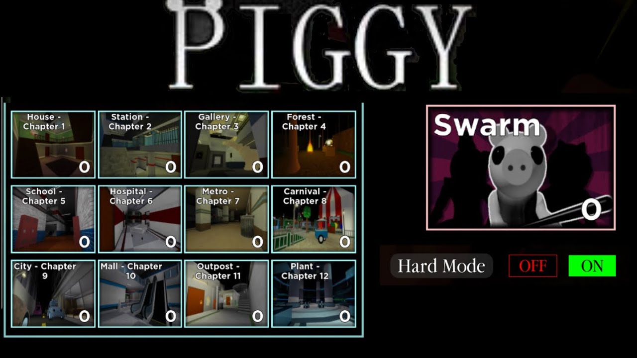(Roblox) Piggy: Book 1 All Chapters in Swarm Mode Solo (Hard Mode ...