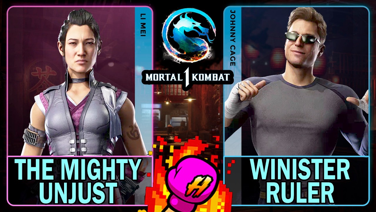 MK1 The Mighty Unjust (LI MEI) VS Winister Ruler (JOHNNY CAGE)🥊Mortal ...