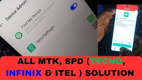How to bypass ALL MTK, SPD (TECNO,INFINIX, AND ITEL) Security plug in Latest security Patch 2025