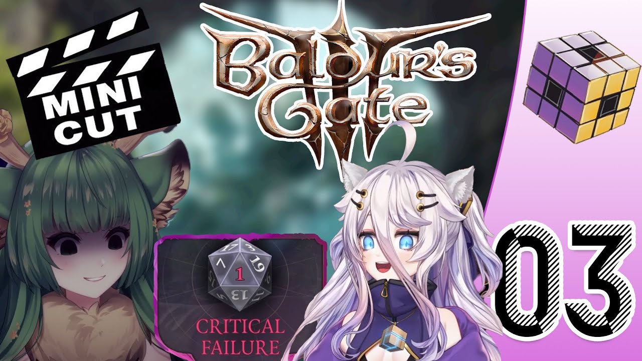 Henya - Baldur's Gate 3 Highlights (Part 3 - MP with Melody, Onigiri, Haruka)