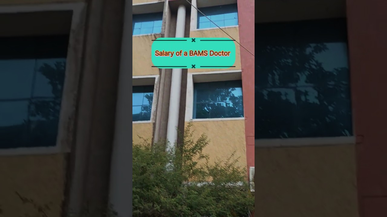 "How Much Do BAMS Doctors Earn :Most Asked Que 🤑🤑"