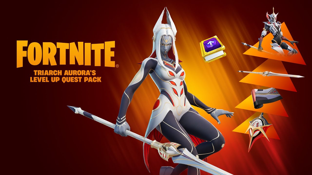 Fortnite Item Shop NEW TRIARCH AURORA’S LEVEL UP QUEST PACK! [October 2nd, 2023]