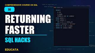 30. RETURNING Clause | Comprehensive Course on SQL