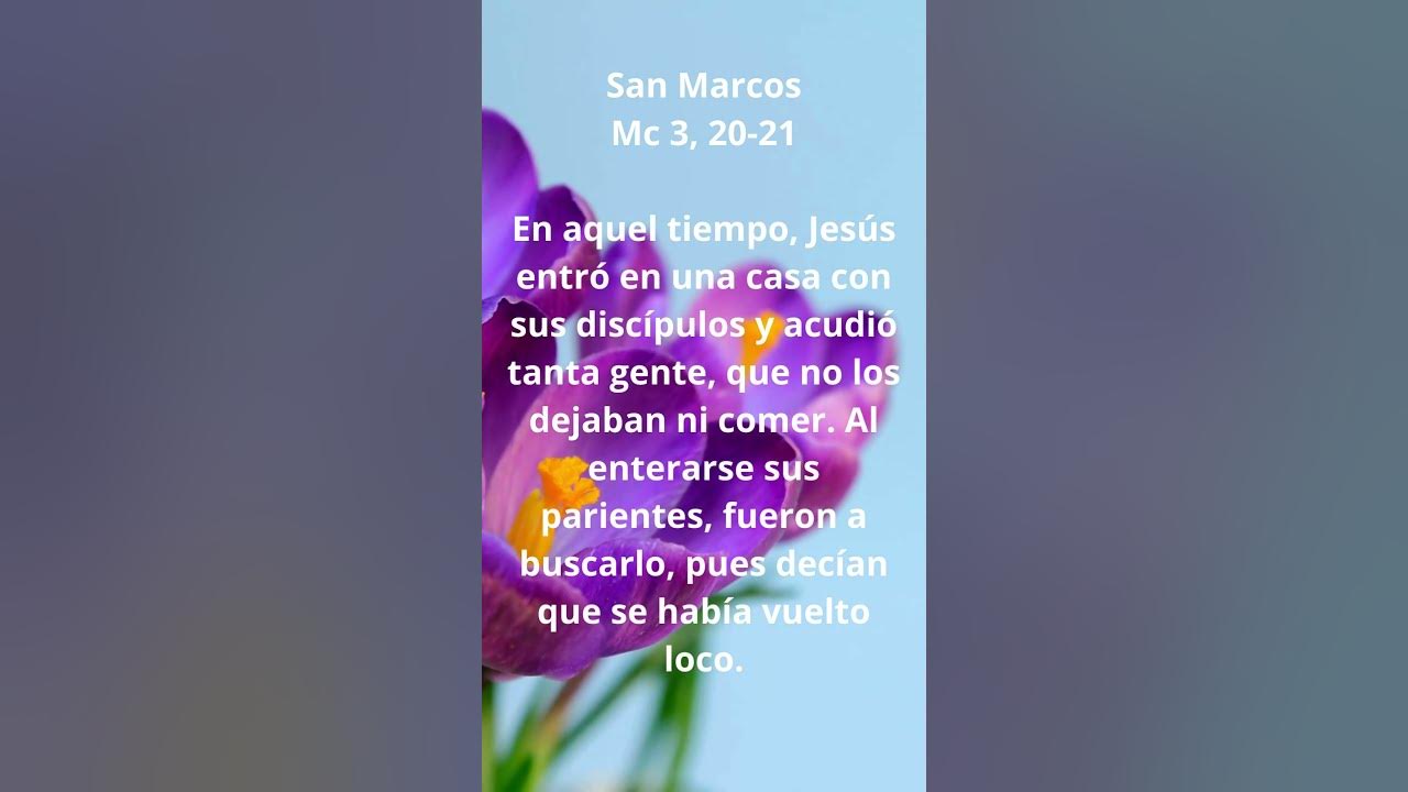 Evangelio 20 de enero fe YouTube