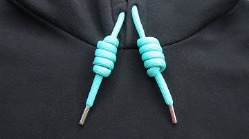 Ave Craft: How to tie Hoodie Strings for beginners. Great rope knot trick and skills. #knots