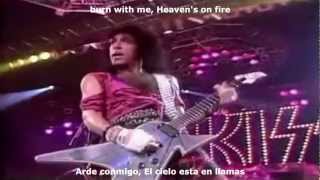 KISS - Heaven's On Fire Live Uncensored 1984 (Sub Español & English)